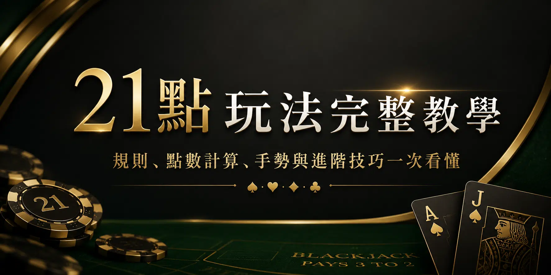 21點玩法完整教學