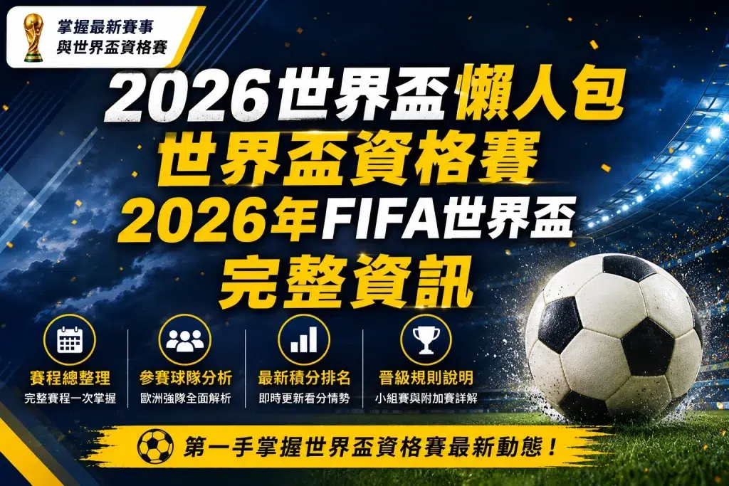 2026世足最新賽事與世界盃資格賽完整整理