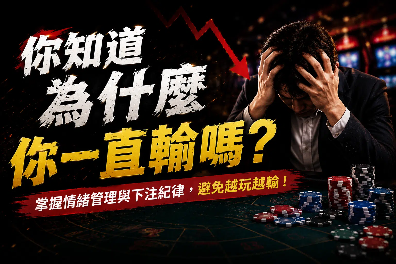 掌握情緒管理與下注紀律