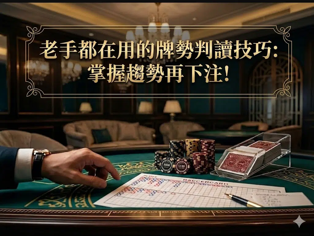 百家樂技巧與牌路判讀策略