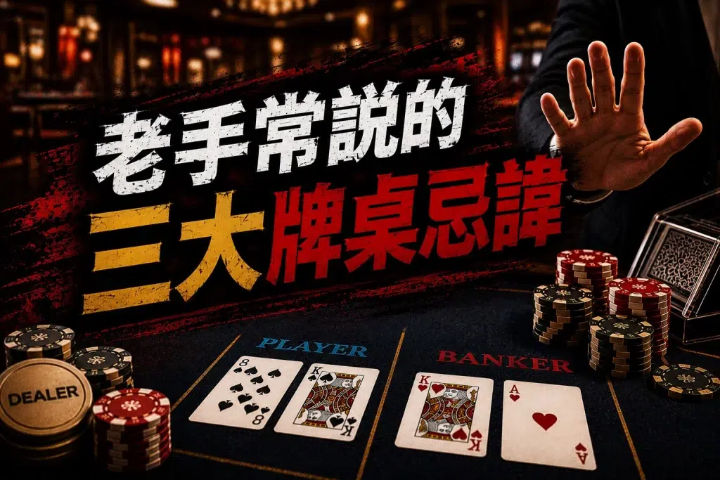 百家樂打牌禁忌與老手牌桌忌諱解析