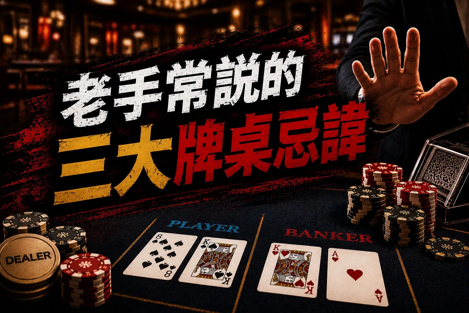 百家樂牌桌禁忌