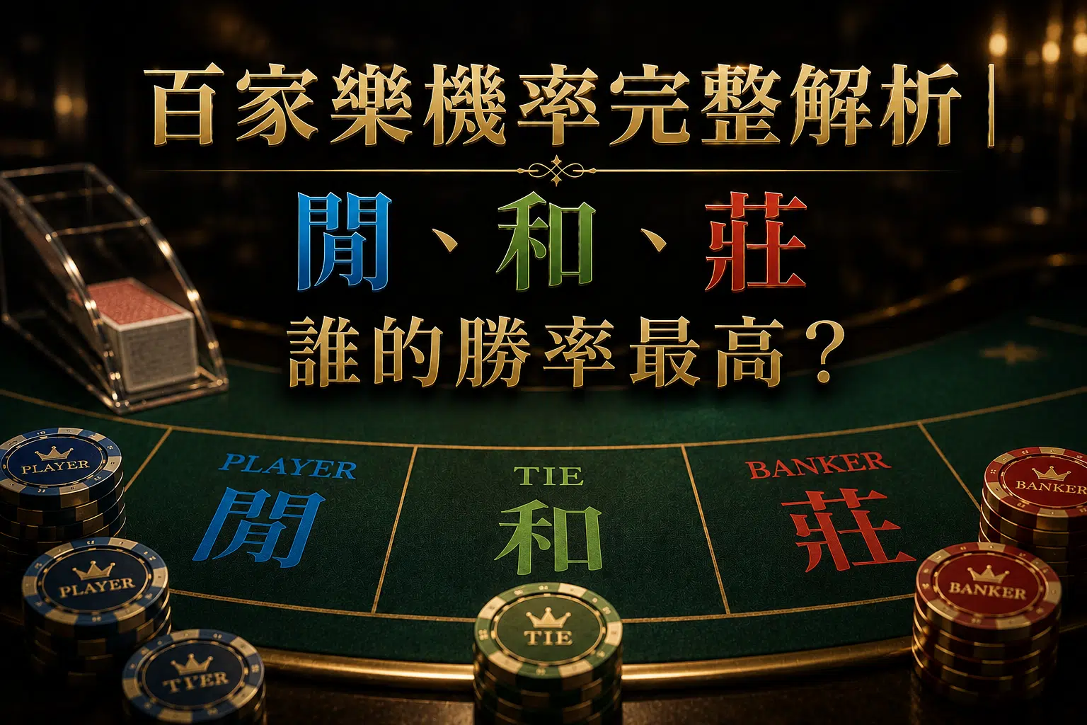 百家樂機率解析
