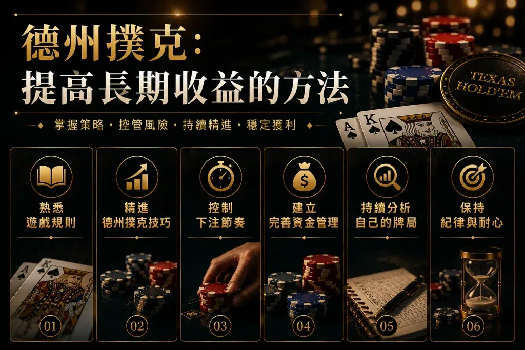 德州撲克提高收益方法