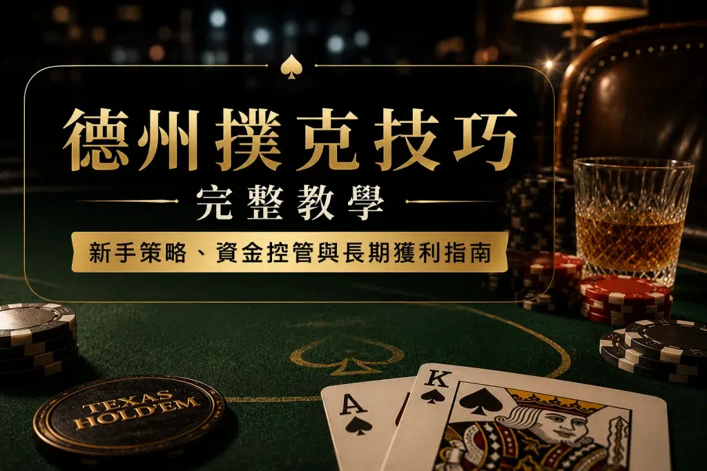 德州撲克新手技巧