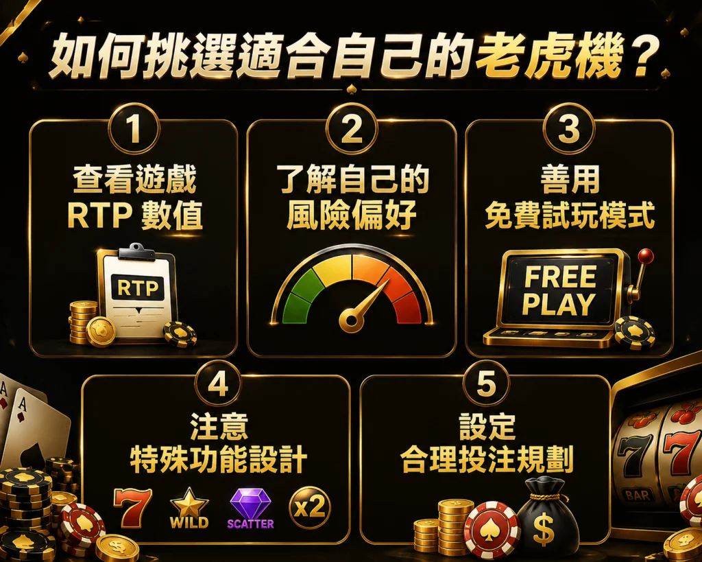 五大老虎機選機技巧與資金管理策略