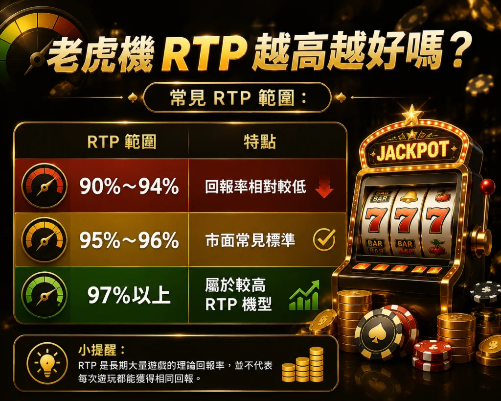 老虎機 RTP 回報率與選機數據分析