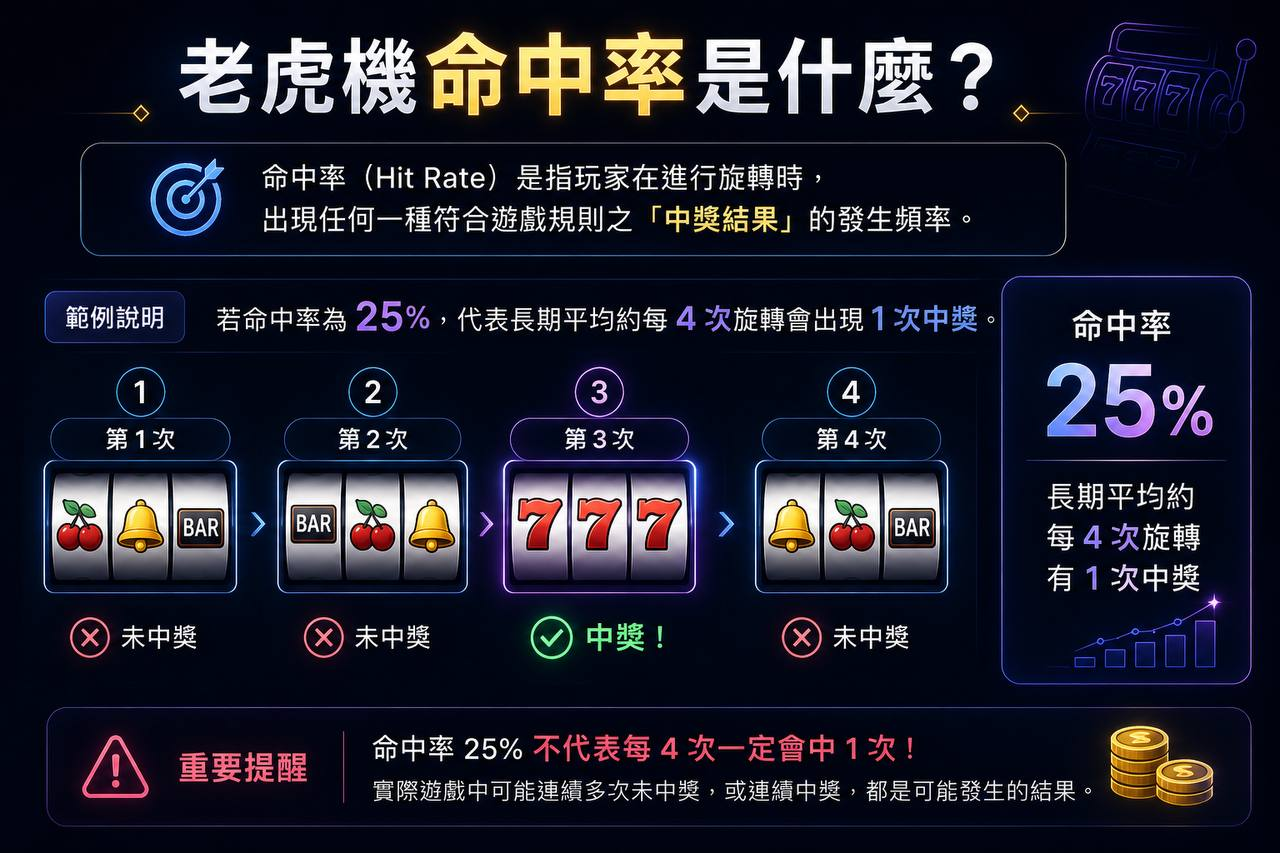 老虎機命中率是甚麼